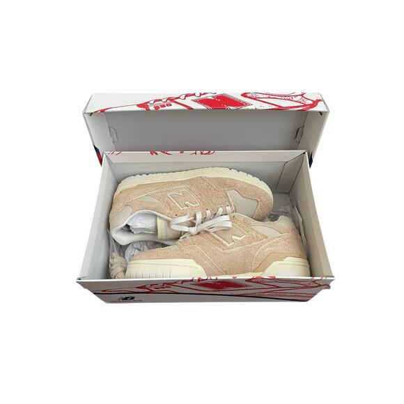 New in Box New Balance 550 Aime Leon Dore Taupe Suede 8 US Men's Sneakers Rare - Picture 8 of 9
